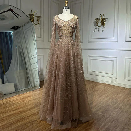 Purple A-Line Evening Dress with Cape Sleeves Plus Size LA72147A