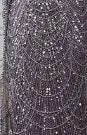 Luxury Modest Pink A-Line Evening Dress with Pearl and Cape LA72032B